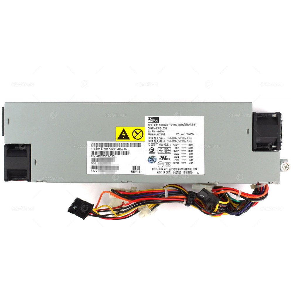 69Y5749 IBM 351W POWER SUPPLY FOR IBM SYSTEM X3250 M2
